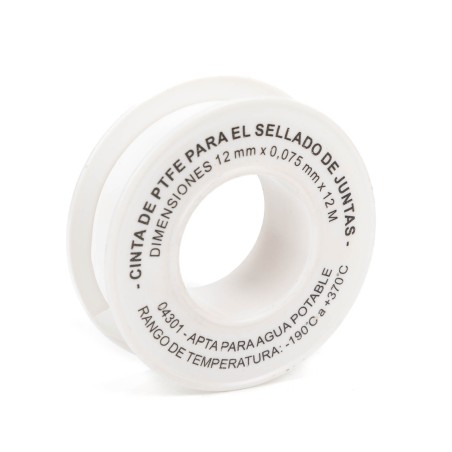 Cinta teflón 12 mm