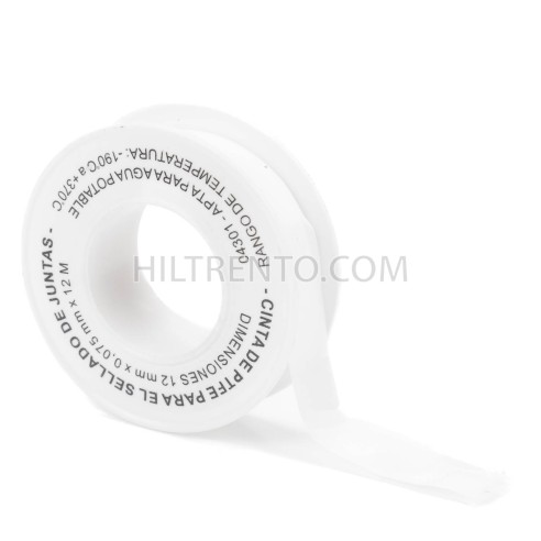 Cinta teflón 12 mm