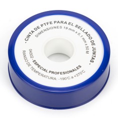 Cinta teflón ancha 19 mm