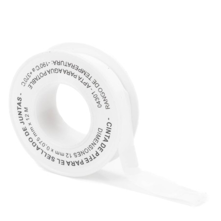 10 rollos Cinta teflón 12 mm