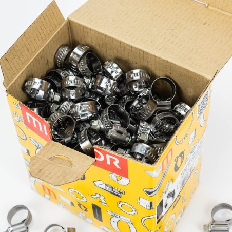 200 Abrazaderas ASFA L W2, Cinta de 9 mm, para tubos de Ø 8-16 mm