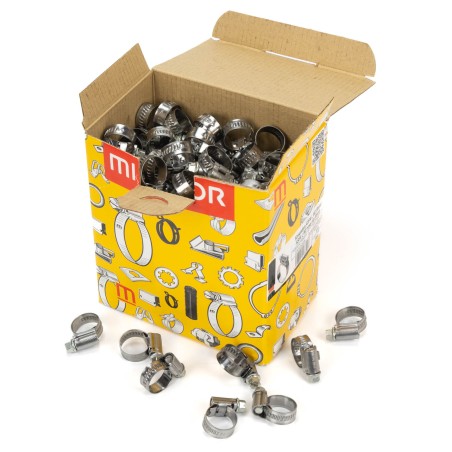 200 Abrazaderas ASFA L W2, Cinta de 9 mm, para tubos de Ø 8-16 mm