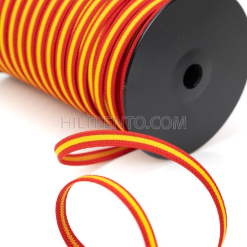 Cinta elástica 10 mm bandera España, para...