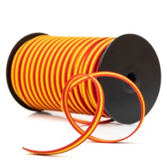 Cinta elástica 10 mm bandera España, para pulseras -...
