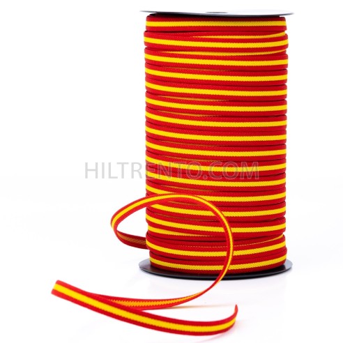 Cinta elástica 10 mm bandera España, para...