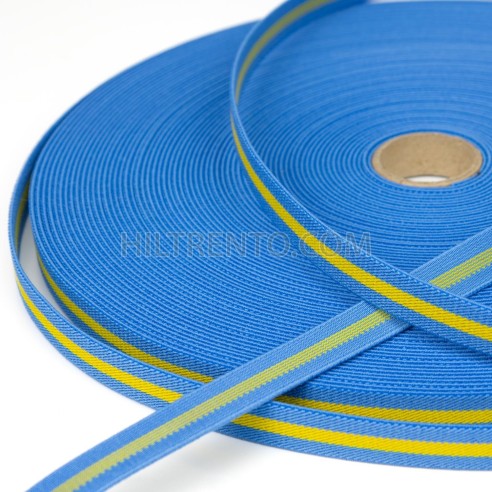 Cinta elástica 15 mm bandera Asturias, para...