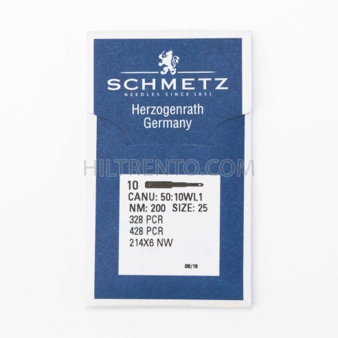 Aguja Schmetz 328 200/25 Punta PCR - Pack 10 uds