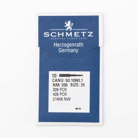 Aguja Schmetz 328 200/25 Punta PCR - Pack 10 uds