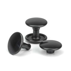 Remache Ø11 mm Hierro Pavonado (Negro), doble tapa...