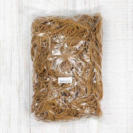 Goma elástica banda caucho natural 90x2mm - 1 Kg