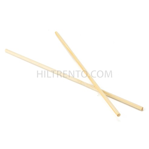 Palillo redondo calzado madera bambú  25 cm x...