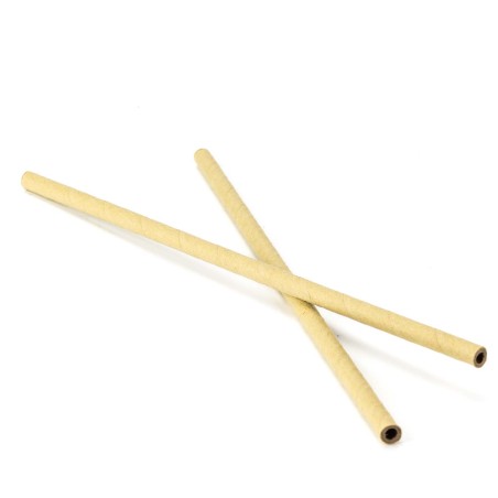 Palillo redondo tubo cartón calzado 28 cm x Ø 6.5 mm - Caja 5000 uds