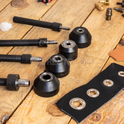 Troquel manual golpe colocar ojal 7332 - 10 mm