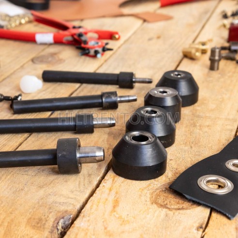 Troquel manual golpe colocar ojal 7332 - 16 mm