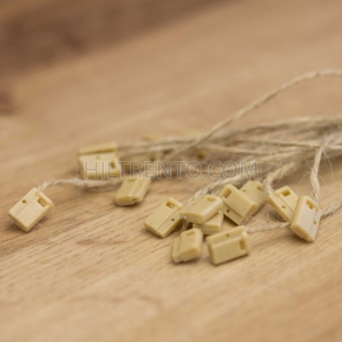 Marchamo plano yute - 1000 uds