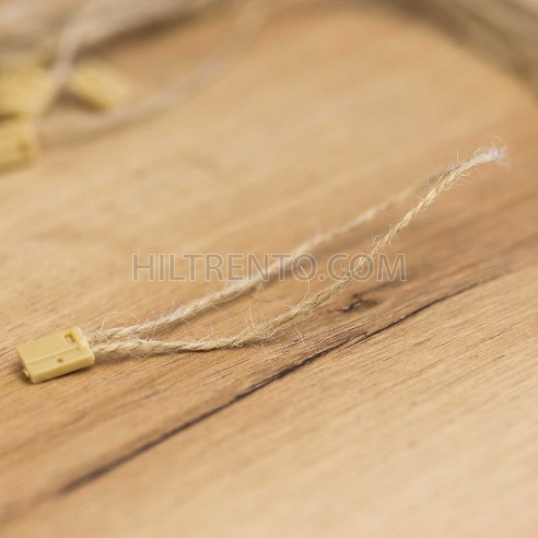 Marchamo plano yute - 1000 uds