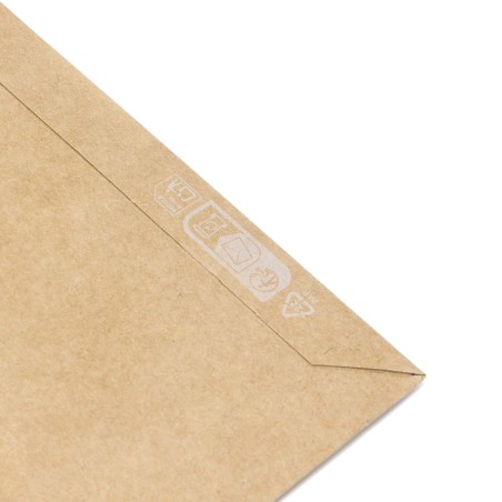 Sobre de envío papel kraft grueso 160 g/m², 40x28 cm, cierre adhesivo