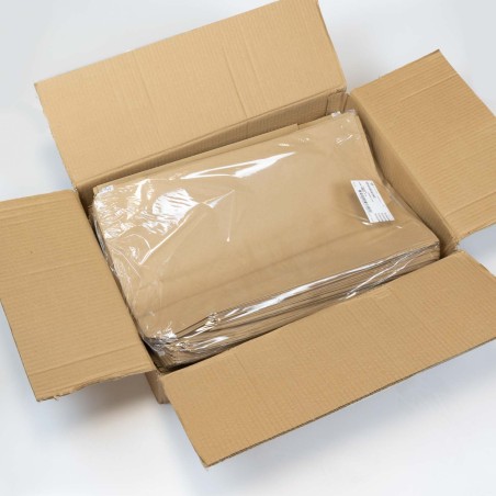 Sobre de envío papel kraft con fuelle 100 g/m², 34x8.5x44 cm, cierre adhesivo