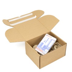 Caja pequeña cartón e-commerce 20x15x10 cm automontable...