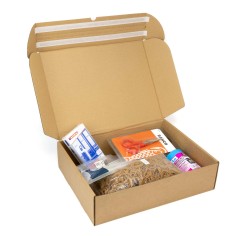 Caja cartón e-commerce 40x30x10 cm automontable con doble...