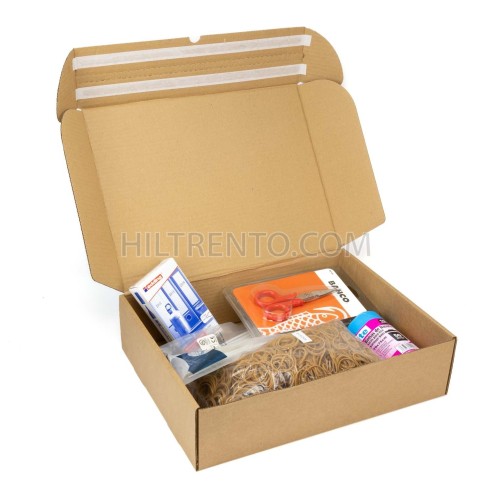 Caja cartón e-commerce 40x30x10 cm automontable...