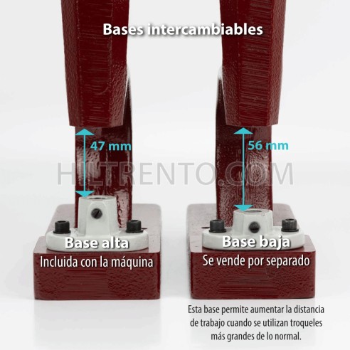 Base baja para prensa remachadora N5