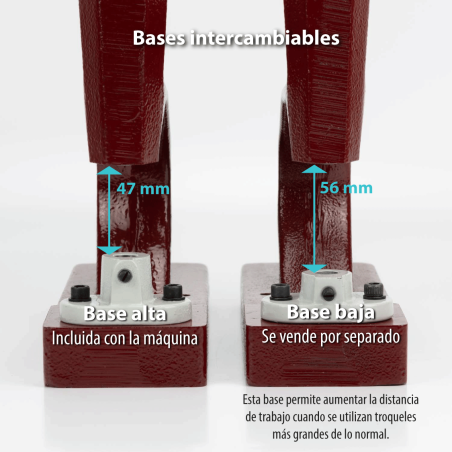 Base baja para prensa remachadora N5