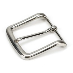 10 uds Hebilla metálica 40 mm cinturón níquel plateada...