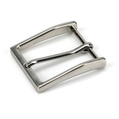 10 uds Hebilla metálica 35 mm cinturón níquel plateada...