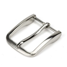 10 uds Hebilla metálica 35 mm cinturón níquel plateada...