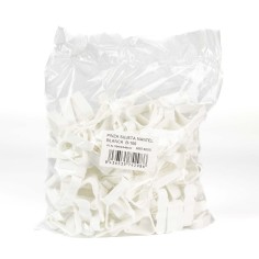 Pinza sujeta manteles plástico blanco - 100 uds