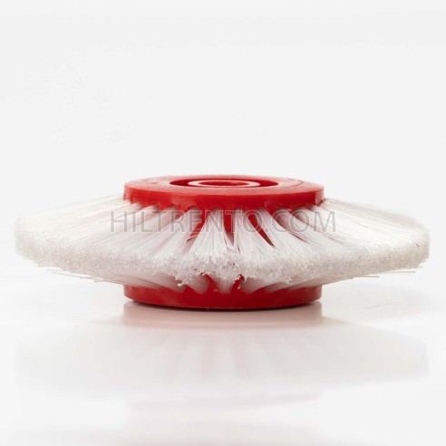 Cepillo circular nylon blanco fuerte convergente