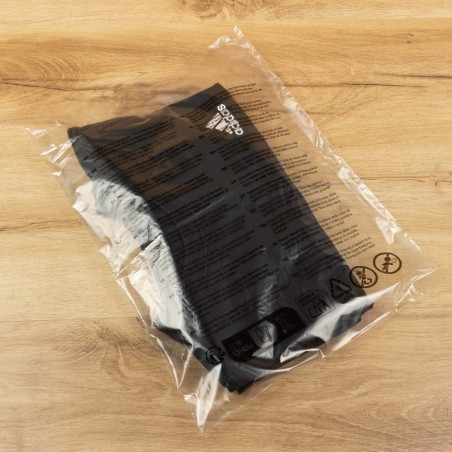 Bolsa transparente texto seguridad normativa europea perforada 30x40 cm - Pack 250 uds