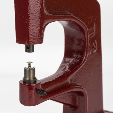 Máquina prensa remachadora N3, Perforar cuero, fornituras, botones, remaches, ojales