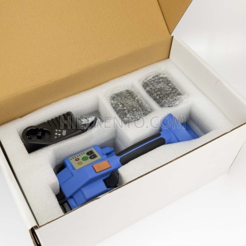 Flejadora portátil eléctrica + 2 baterías, para...