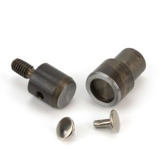 Troquel 11 mm colocar remache calotado doble tapa