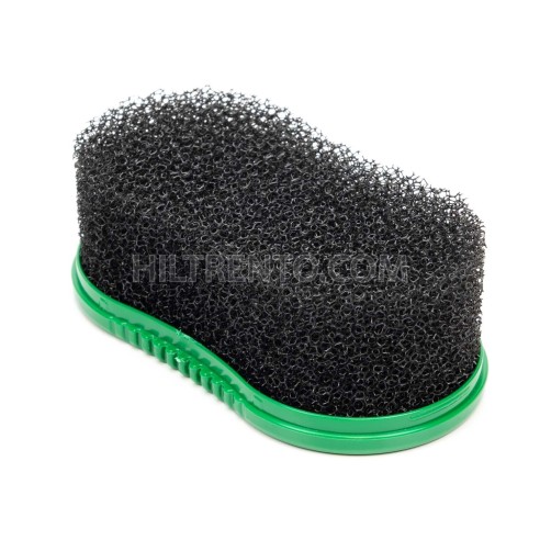 Esponja rizada mango plástico rígido poro grande