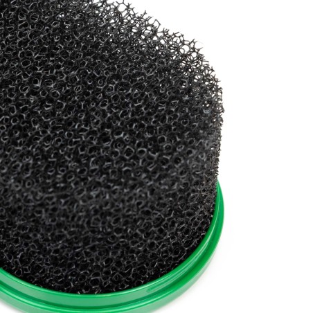 Esponja rizada mango plástico rígido poro grande