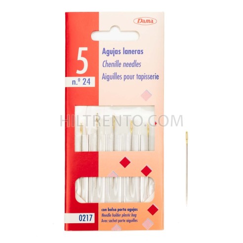 Agujas tapiceras (laneras) con punta Nº24 -...