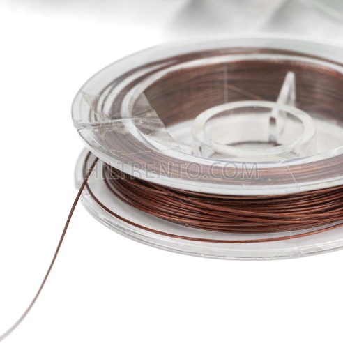 Hilo acero de colores 0.45 mm 10 metros, para...