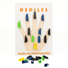 Dediles de plástico para costura, fundas de protección...