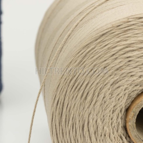 Hilo trenzado rústico acabado natural 1,0mm Nº6...