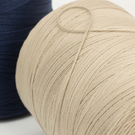 Hilo trenzado rústico acabado natural 1,0mm Nº6 - Bobina 1700 m