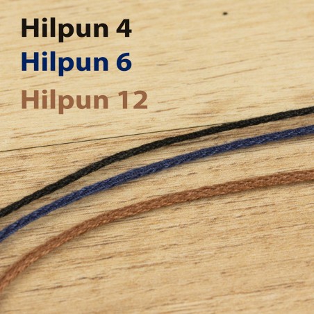 Hilo trenzado rústico acabado natural 1,2mm Nº12 - Bobina 1400 m