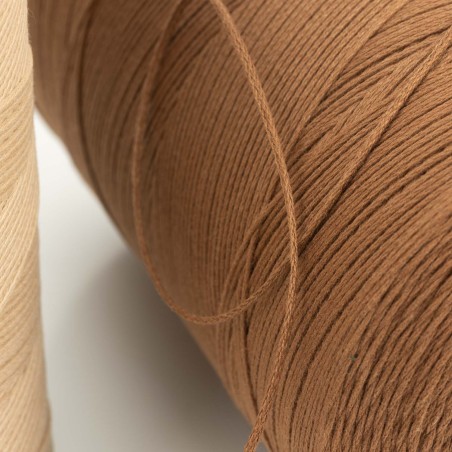 Hilo trenzado rústico acabado natural 1,2mm Nº12 - Bobina 1400 m