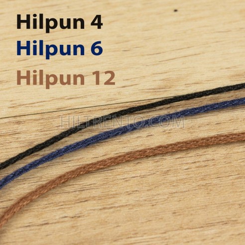 Hilo trenzado rústico acabado natural poliéster...