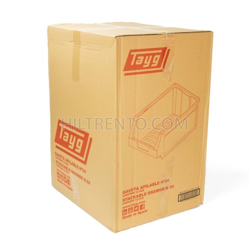 Gaveta apilable plástico azul Tayg nº54,...