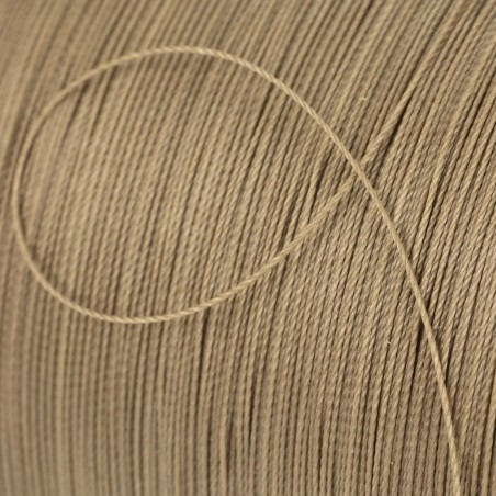 Hilo torcido semiencerado bondeado Oxford 0.5 mm  para cuero, tapicería, collares y crochet - Carrete 1650 mt