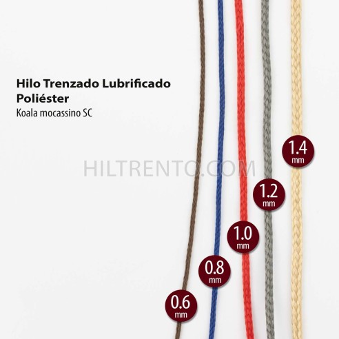 Hilo lubrificado poliéster 1.2 mm - Carrete 500...