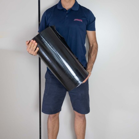 Film embalaje paletizar automático negro 50 cm 30 micras - Bobina 16 kg 1600 metros